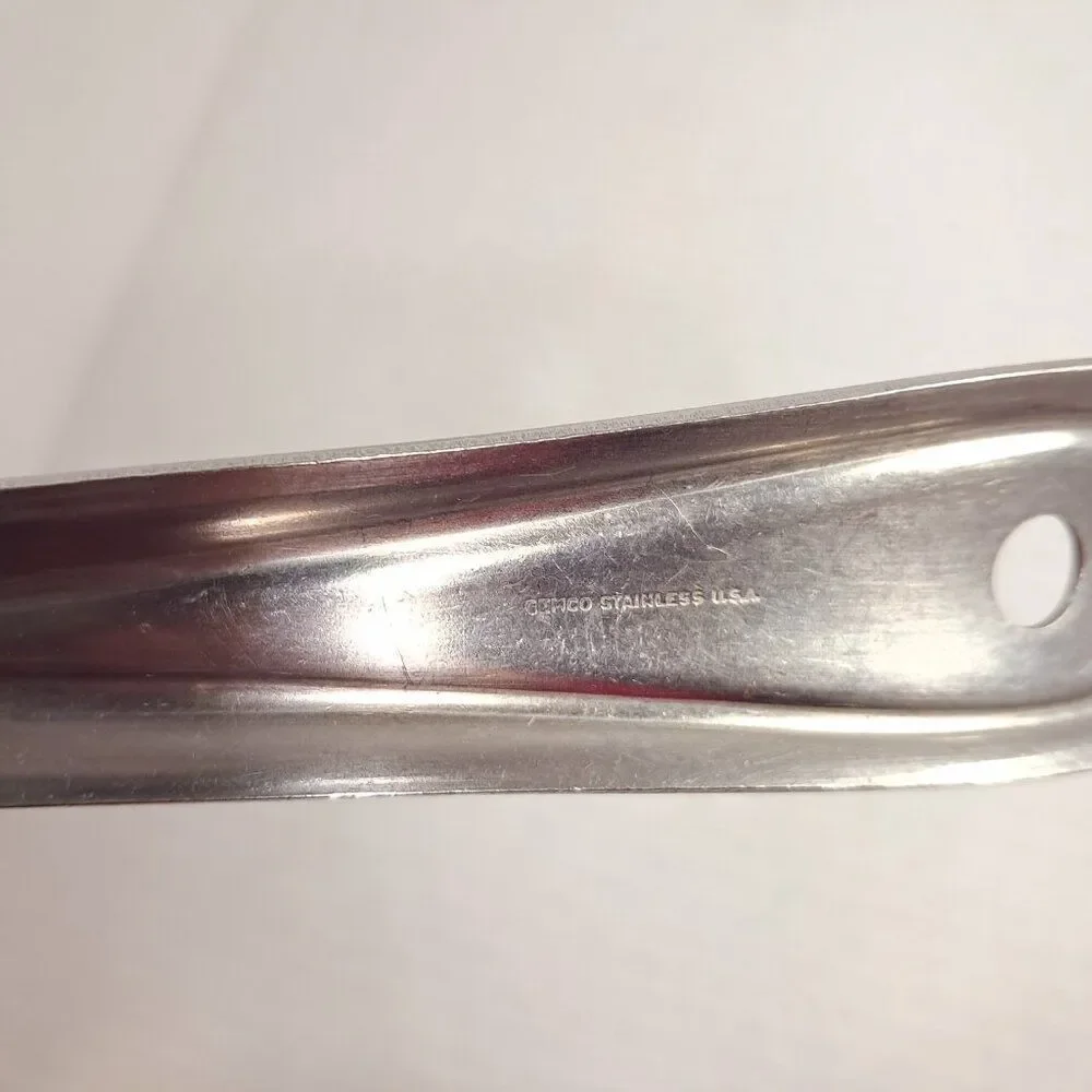 Vintage Stainless Steel spoons Gemco Polar Ware‎ Slotted Solid serving kitchen